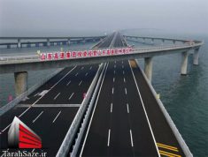 کلیپی از بزرگترین پل آبی در چین