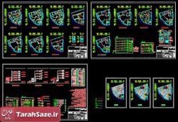 نقشه های تاسیسات الکتریکی و مکانیکی ساختمان 4 طبقه (نبش)