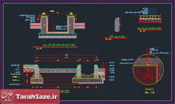 نقشه جزئیات اجرای پیاده رو