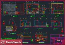 نقشه های ساختمان یک طبقه دوبلکس 15 در 13 متر