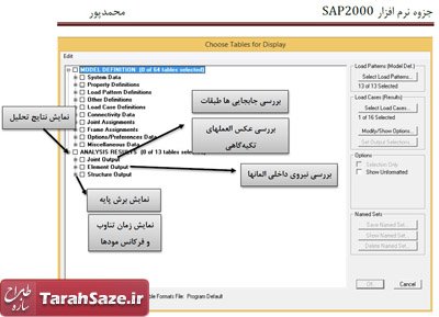 آموزش نرم افزار SAP2000 دکتر محمدپور
