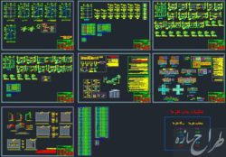 نقشه ساختمان 2 طبقه دوبلکس شمالی 10 در 14 متر